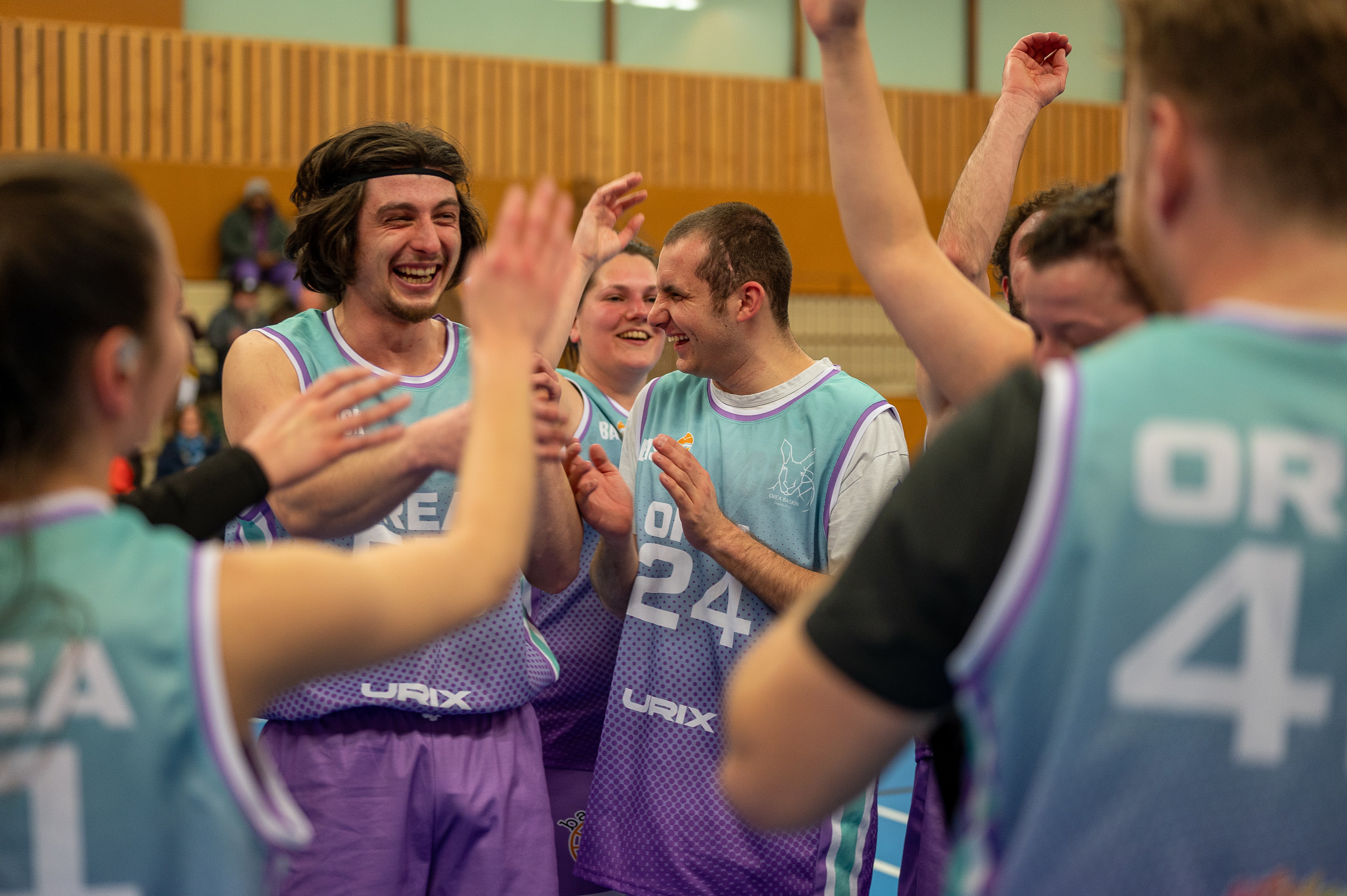Heureux à la fin du match