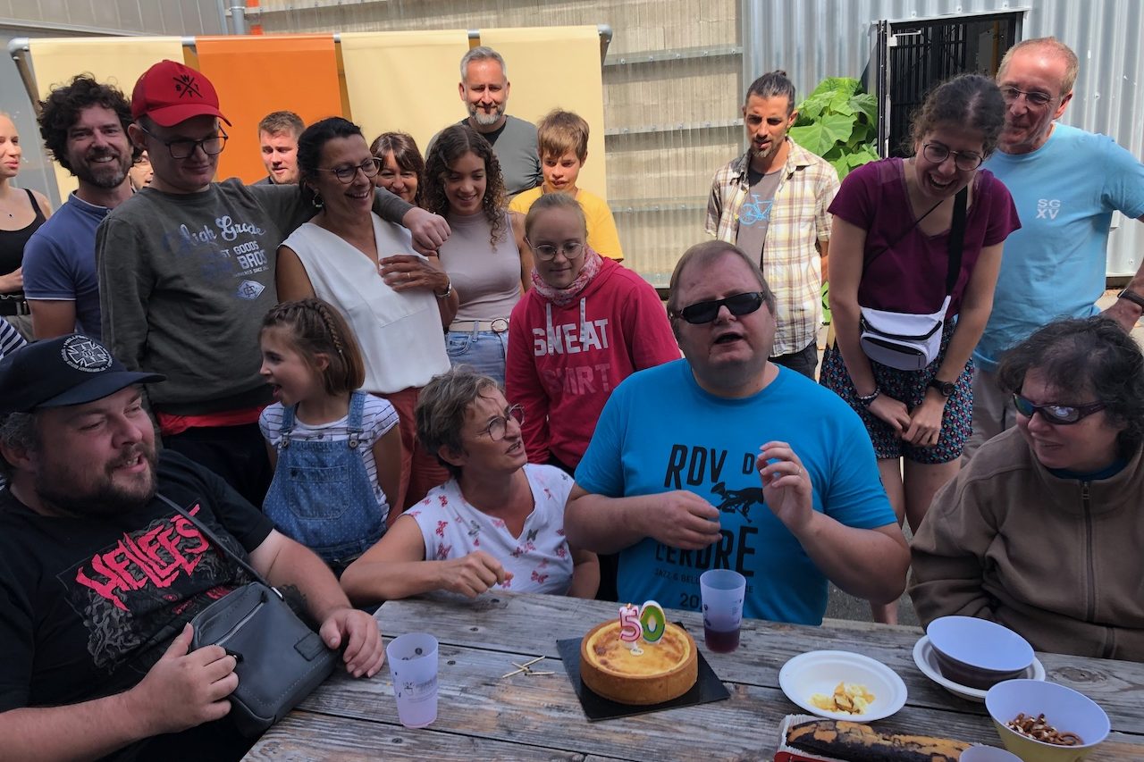 Fête d'anniversaire de notre président.